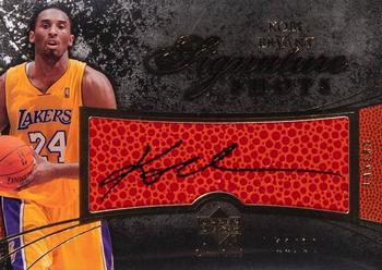 2007-08 Upper Deck Sweet Shot - Signature Shots Black Ink #SS-KB Kobe Bryant Front