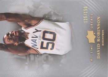 2013 Upper Deck All Time Greats #10 David Robinson Front
