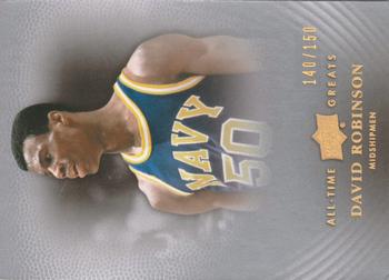 2013 Upper Deck All Time Greats #13 David Robinson Front
