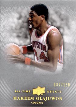 2013 Upper Deck All Time Greats #27 Hakeem Olajuwon Front