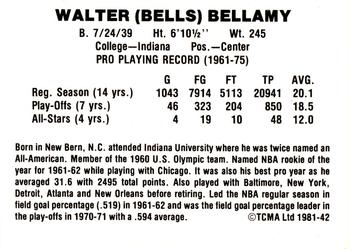 1981 TCMA #42 Walt Bellamy Back
