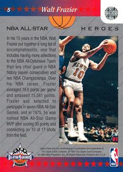 1992-93 Upper Deck NBA All-Stars #5 Walt Frazier Back