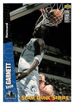 1996 Upper Deck Slam Dunk Series #21 Kevin Garnett Front