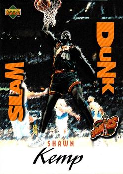 1997 Upper Deck Nestle Slam Dunk #SD2 Shawn Kemp Front