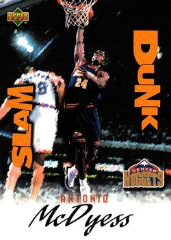 1997 Upper Deck Nestle Slam Dunk #SD7 Antonio McDyess Front