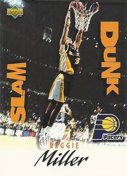 1997 Upper Deck Nestle Slam Dunk #SD39 Reggie Miller Front
