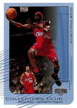 2001-02 Upper Deck Club Exclusive #NBA18 Darius Miles Front