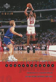 1997 Upper Deck Michael Jordan Championship Journals #18 Michael Jordan  MOMENTS