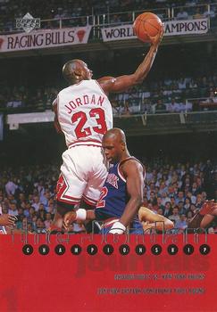 1997 Upper Deck The Jordan Championship Journals #1 Michael Jordan Front