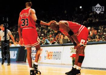 1997 Upper Deck Michael Jordan Rare Air Tribute Box Set #19 Michael Jordan / Scottie Pippen Front
