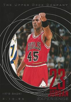 1996 Upper Deck 23 Nights: The Jordan Experience 3x5 #10 Michael Jordan Front
