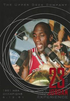 1996 Upper Deck 23 Nights: The Jordan Experience 3x5 #8 Michael Jordan Front