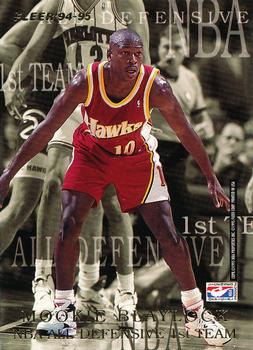 1994-95 Fleer European - NBA All-Defensive Team #NNO Scottie Pippen / Mookie Blaylock Back