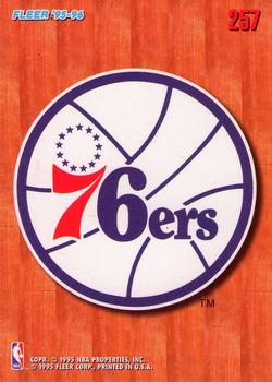 1995-96 Fleer European #257 Philadelphia 76ers Front