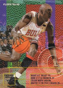 1995-96 Fleer European #22 Michael Jordan Front
