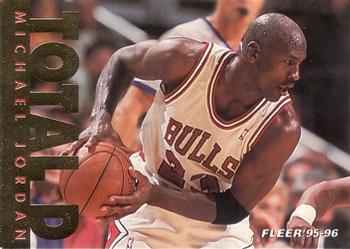 1995-96 Fleer European #200 Michael Jordan Front