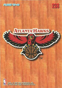 1995-96 Fleer European #238 Atlanta Hawks Front
