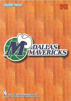 1995-96 Fleer European #243 Dallas Mavericks Front
