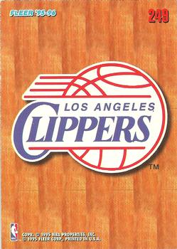 1995-96 Fleer European #249 Los Angeles Clippers Front