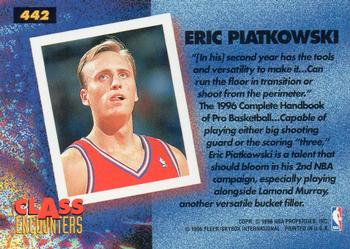 1995-96 Fleer European #442 Eric Piatkowski Back