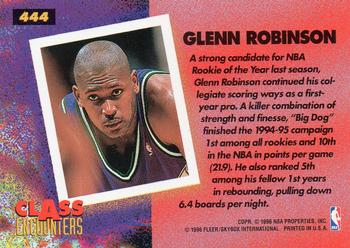 1995-96 Fleer European #444 Glenn Robinson Back