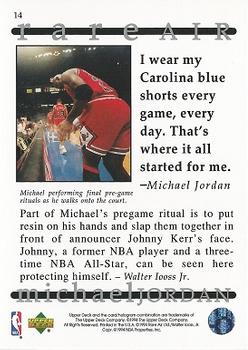 1994 Upper Deck Jordan Rare Air #14 Michael Jordan Back