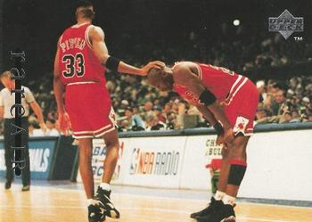 1994 Upper Deck Jordan Rare Air #20 Michael Jordan / Scottie Pippen Front