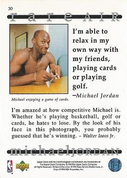 1994 Upper Deck Jordan Rare Air #30 Michael Jordan Back