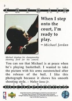1994 Upper Deck Jordan Rare Air #3 Michael Jordan Back
