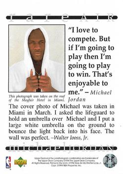 1994 Upper Deck Jordan Rare Air #NNO Michael Jordan Back