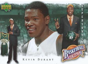 2007-08 Upper Deck - Basketball Heroes: Kevin Durant #KD-2 Kevin Durant Front