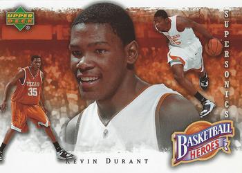 2007-08 Upper Deck - Basketball Heroes: Kevin Durant #KD-3 Kevin Durant Front