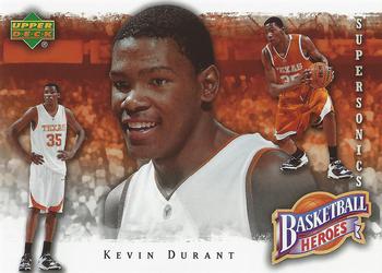 2007-08 Upper Deck - Basketball Heroes: Kevin Durant #KD-9 Kevin Durant Front