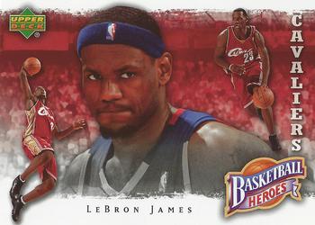 2007-08 Upper Deck - Basketball Heroes: LeBron James #LJ-2 LeBron James Front