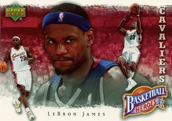 2007-08 Upper Deck - Basketball Heroes: LeBron James #LJ-7 LeBron James Front