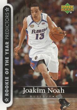2007-08 Upper Deck - Predictors: Rookie of the Year #ROY-9 Joakim Noah Front