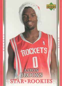 2007-08 Upper Deck - Santa Hat Star Rookies #SH-AB Aaron Brooks Front