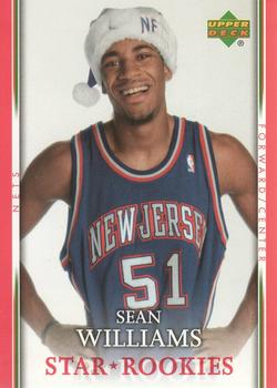 2007-08 Upper Deck - Santa Hat Star Rookies #SH-SW Sean Williams Front