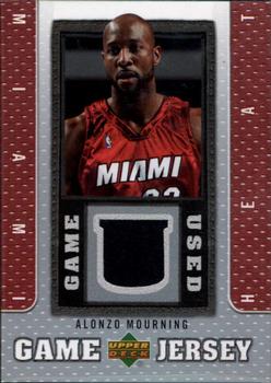 2007-08 Upper Deck - UD Game Jersey #GJ-AM Alonzo Mourning Front