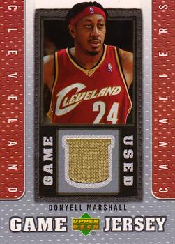 2007-08 Upper Deck - UD Game Jersey #GJ-MA Donyell Marshall Front