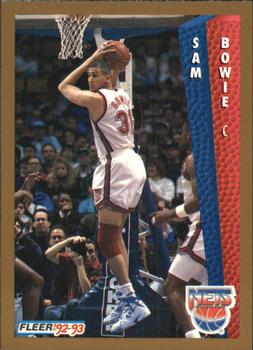 1992-93 Fleer Tony's Pizza #NNO Sam Bowie Front