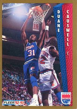 1992-93 Fleer Tony's Pizza #NNO Duane Causwell Front