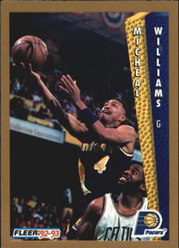 1992-93 Fleer Tony's Pizza #NNO Micheal Williams Front