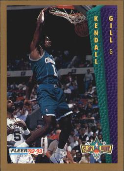 1992-93 Fleer Tony's Pizza #NNO Kendall Gill Front