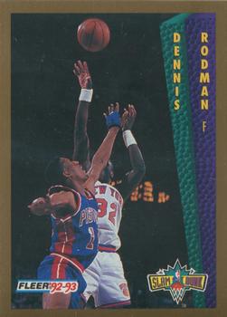 1992-93 Fleer Tony's Pizza #NNO Dennis Rodman Front