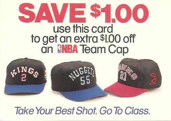 1992-93 Fleer Tony's Pizza #NNO Coupon Card Front