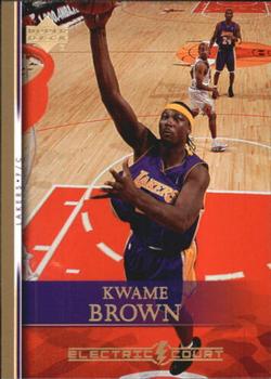 2007-08 Upper Deck - Electric Court Gold #41 Kwame Brown Front
