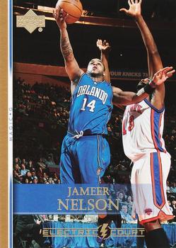 2007-08 Upper Deck - Electric Court Gold #163 Jameer Nelson Front