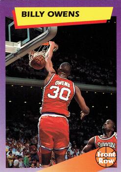 1992 Front Row Dream Picks #19 Billy Owens Front
