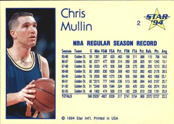 1993-94 Star #2 Chris Mullin Back
